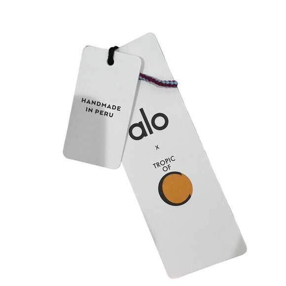 Alo x Tropic of C Rio Bottom in Papaya + Alo x Tropic of C Crochet Praia Top  M - Picture 9 of 10